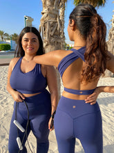 Load image into Gallery viewer, NEW Navy Yoga Top - NickyBe