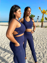 Load image into Gallery viewer, NEW Navy Yoga Top - NickyBe