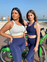 Load image into Gallery viewer, NEW Navy High Waist Legging with Pockets - NickyBe

